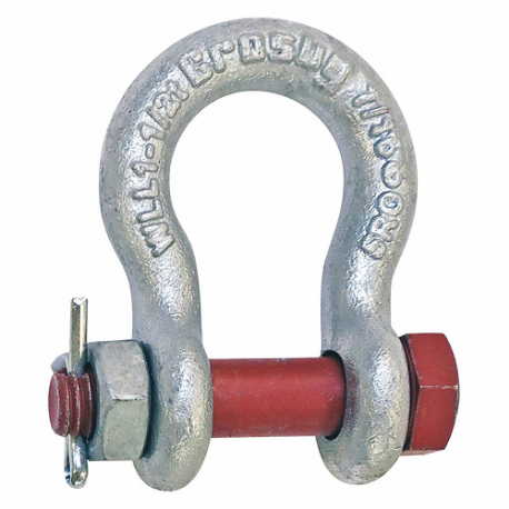 CROSBY 1019551 1 Inch 8.5 Ton Bolt Type Anchor Shackle G-2130